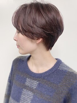 モリオフロムロンドン 原宿本店(morio from London) 【morio原宿】大人　ショート　ピンクブラウン