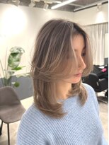 シエラ 心斎橋(CIERA.)&nbsp;シースルーマッシュミルクティーベージュハンサムショート