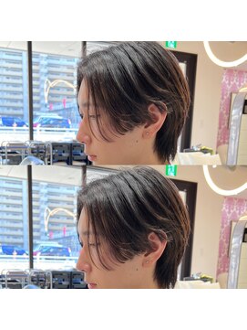 髪屋 紬 メンズ/メンズパーマ/メンズカット/センターパート