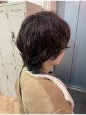 ウルフヘア×スパイラルパーマ