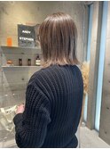 《kando hair》グレージュ/ベージュ/ナチュラル/ハイライト/ボブ