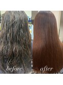 髪質改善ストレート