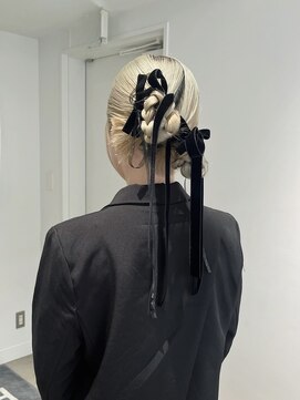 エイゾー 銀座(EIZO) リボンヘアセット / お呼ばれヘア / ヘアアレンジ