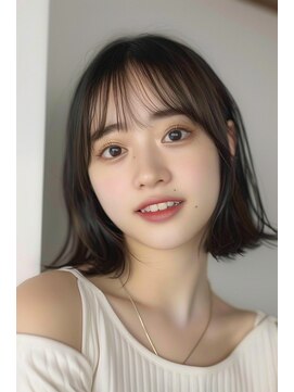 ラナ 新宿(lana) ボブ/外ハネ/シースルー/韓国ヘア/【lana hair新宿】