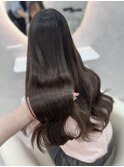 ホワイトグレージュ /チェリーブラウン[髪質改善/ヘアセット]