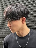 黒髪マッシュナチュラルマッシュメンズヘア韓国ツーブロック