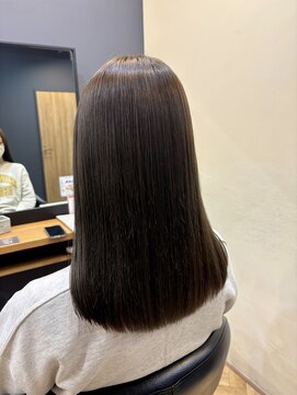 アルター(aL ter) 【オリーブグレージュ】くびれヘア/アプリコットオレンジ/中島