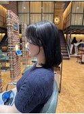 simple bob × 顔周りカット