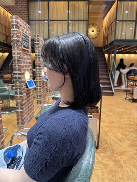 チップタップ 町田店(tip top) simple bob × 顔周りカット