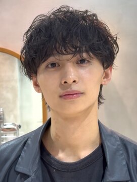 フィフスパーク(fifth PARK) 初めてのパーマでも◎韓国風ラフな質感が人気のシャドウパーマ