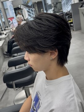 オーバル バイ アピッシュ(OVARL by apish) パーマ落とし曲がる縮毛矯正縮毛矯正失敗原宿メンズパーマ