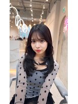 シーシンジュク 新宿南口(Sea shinjuku)&nbsp;オリーブブラウン＋レイヤーカット