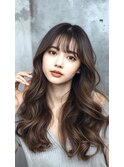 熊本韓国ロング×コテ巻きパーマ×ぷるんカール