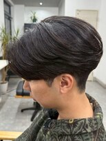 フゥ 宇都宮(FeU) 宇都宮メンズニュアンスパーマフェザーパーマセンターパート眉毛