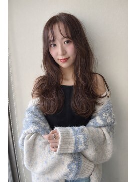 ケークリエイティブコード(K creative COrDE) イメチェン大人可愛い透け感レイヤー×チェスナッツブラウン　3