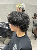 シャドウパーマルーズパーマ波巻きツイストスパイラルパーマ