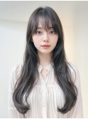 韓国レイヤー/アッシュグレー透明感カラー小顔20代30代p戸田公園