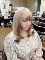 ルアナ 名古屋店(Luana) エンドカラーホワイトミルクティー