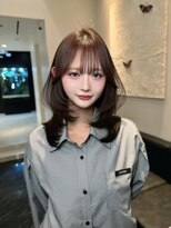 ザ シェノン ウメダ(THE CHAINON UMEDA) イメチェン/ピンクベージュ/アンブレラカラー/前髪/心斎橋