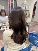 ワンカラーでラベンダーチョコブラウン♪