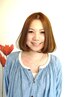 人気No.１☆【ツヤツヤ★ハホニコtr】+トレンドカット+プレミアムカラー￥6600