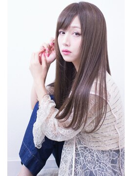 ユナイテッドケアーズ 名駅店(UNITED CARES) 艶髪！ストレート アッシュグレージュ【ユナイテッドケアーズ】