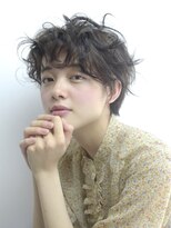 メゾンドイギー(MAISON de IGGY)&nbsp;透明感カーリーショート＃センシュアルショート＃インナーカラー