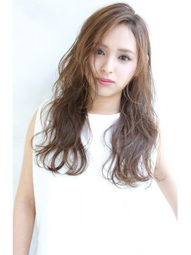 ラエティス(Laetus) 【Laetus】透明感カラー×デジタルパーマでラフカールロング