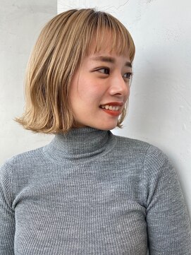 ガーデントウキョウ(GARDEN Tokyo) 【GARDEN荒井夏海】大人可愛いハイトーンボブ