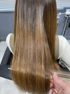 ジーナ 渋谷駅前(Zina) 小顔セミウェットウェーブピンクベージュハイライトカラー