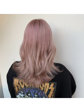 サロンドミルク 溝の口店(salon de MiLK) ホワイトピンクカラー♪