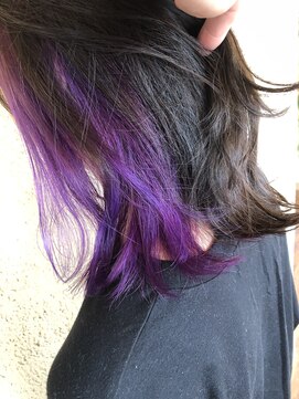 プリモ ココ 鍋島店(Primo coco.) インナーカラー【バイオレット】