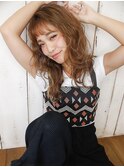 丸み×無造作ウェーブ【LUXBE Shuroo 亀有店】