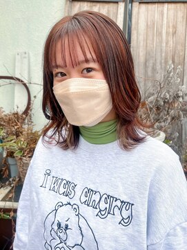 ユイマァル 倉敷店(YUIMARL) ミディアム×オレンジブラウン