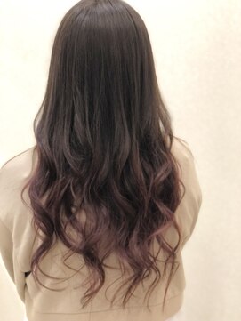 フレンズ 麻生店(friend's) 【札幌麻生デザインカラーピンクバイオレット(バレイヤージュ)】