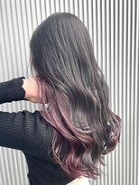 リベラ(LIBERA)&nbsp;《TARO》ミルクティーピンク　アッシュブラック　インナーカラー