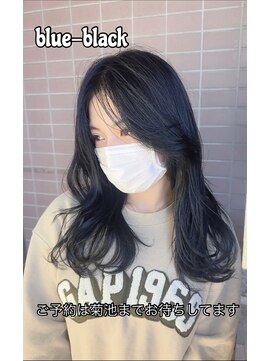 ハコ(ha co) blue-black