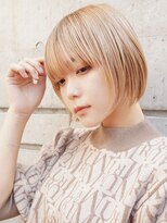 【La fith】ミニボブ×ハイトーンカラー