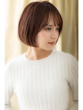 カバーヘア 上尾西口店(COVER HAIR) 斜めバングタイトストレートシルキー大人ボブZ上尾20代30代40代