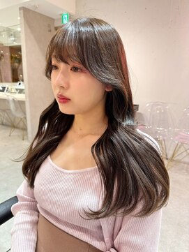 シーシンジュク 新宿南口(Sea shinjuku) 韓国風前髪×レイヤーカット【髪質改善/新宿/レイヤーカット】