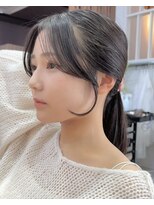 ビューエヒメ(VIEW EHIME)&nbsp;韓国×顔まわりカット×レイヤーカット×グレージュ