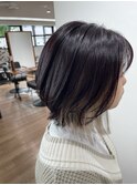 ホワイトベージュインナーカラー