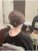 留袖ヘアセット