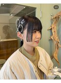ボブヘアアレンジ