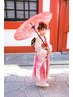 【七五三】　三歳　和髪ヘアセット+着付け　(約60分)　￥5500