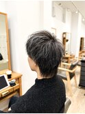 【メンズ★大名】マッシュウルフスタイル×ハイライトカラー