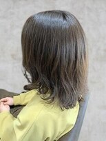 ルシードスタイル リコット レディース(LUCIDO STYLE Ricotto Lady's)&nbsp;カーキブラウン毛先カール軽めミディアム30代40代