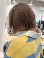 サンク 原宿 表参道(cinq) 原宿ブリーチなしダブルカラーミルクティーベージュミディアム
