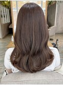 くすみブラウン×美髪ミディアム
