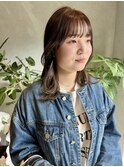 【mimura】ミディアム　オリーブアッシュ　草加　谷塚